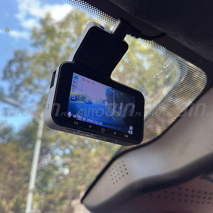 V12 WiFi Dual Lens 1080P Full HD Dash Camera with Rear Camera | Car DVR Video Recorder