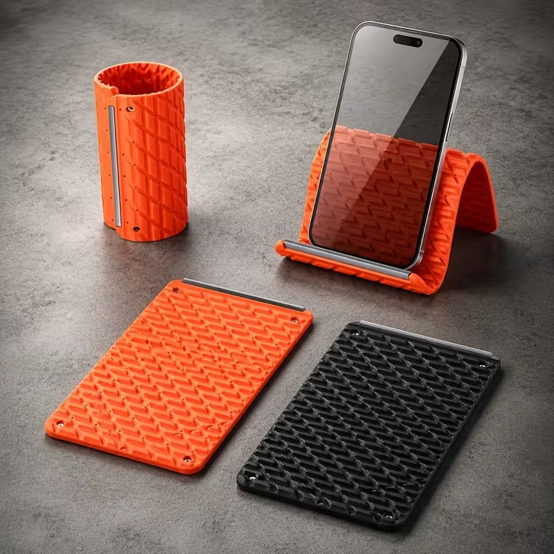 Anti-Slip EVA Foam Traction Grip Pads – Red & Black | Skateboard, Surfboard & Shoe Sole Grip