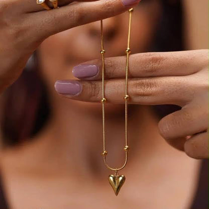Golden Heart Necklace