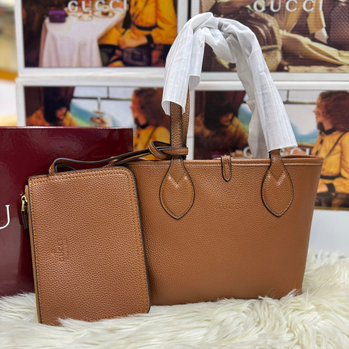 Gucci Totissim reversible leather tote bag-Box Packaging