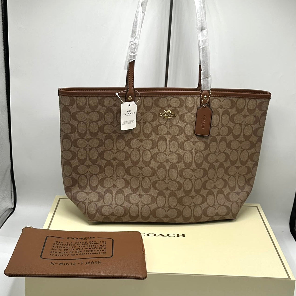 Coach City Tote Bag- Box Packing