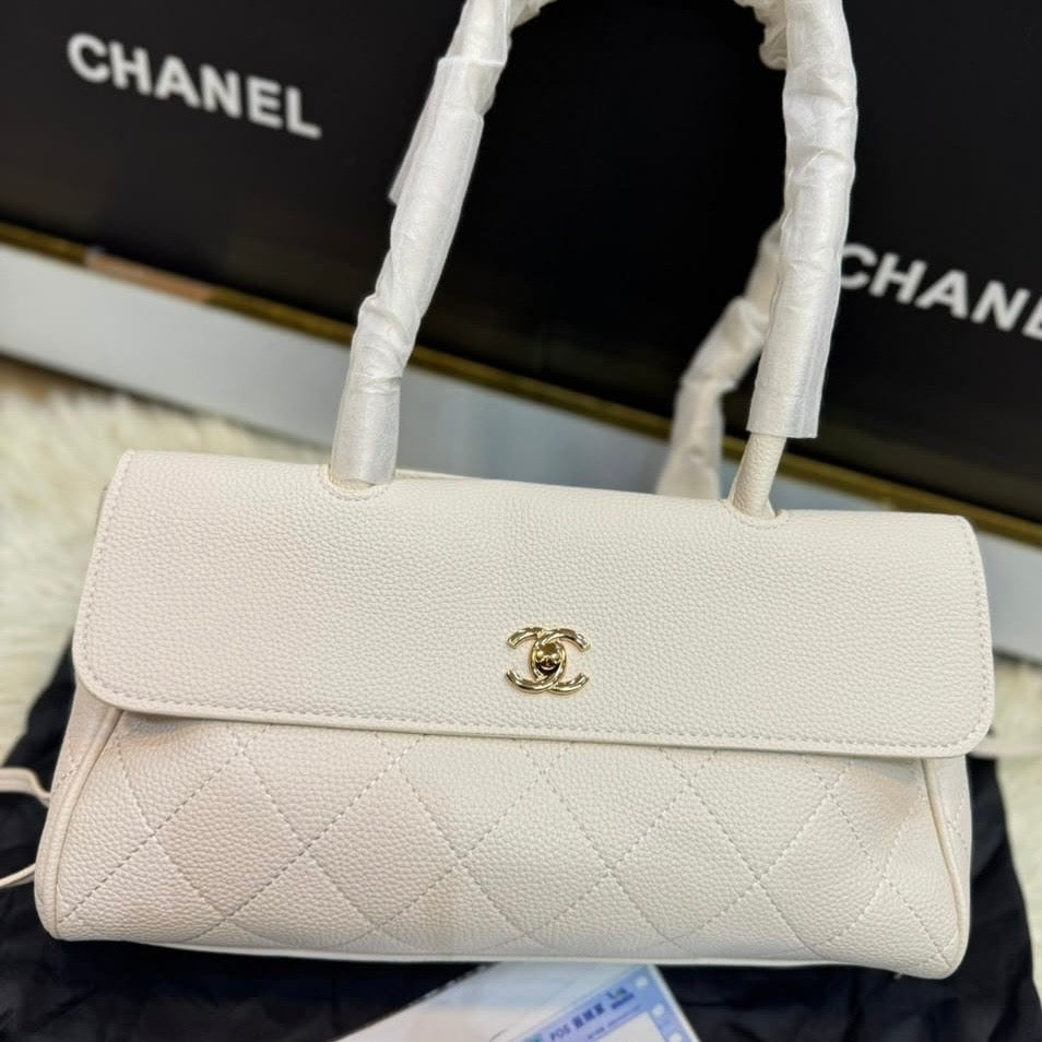 Chanel Grained Calfskin-Paper Bag