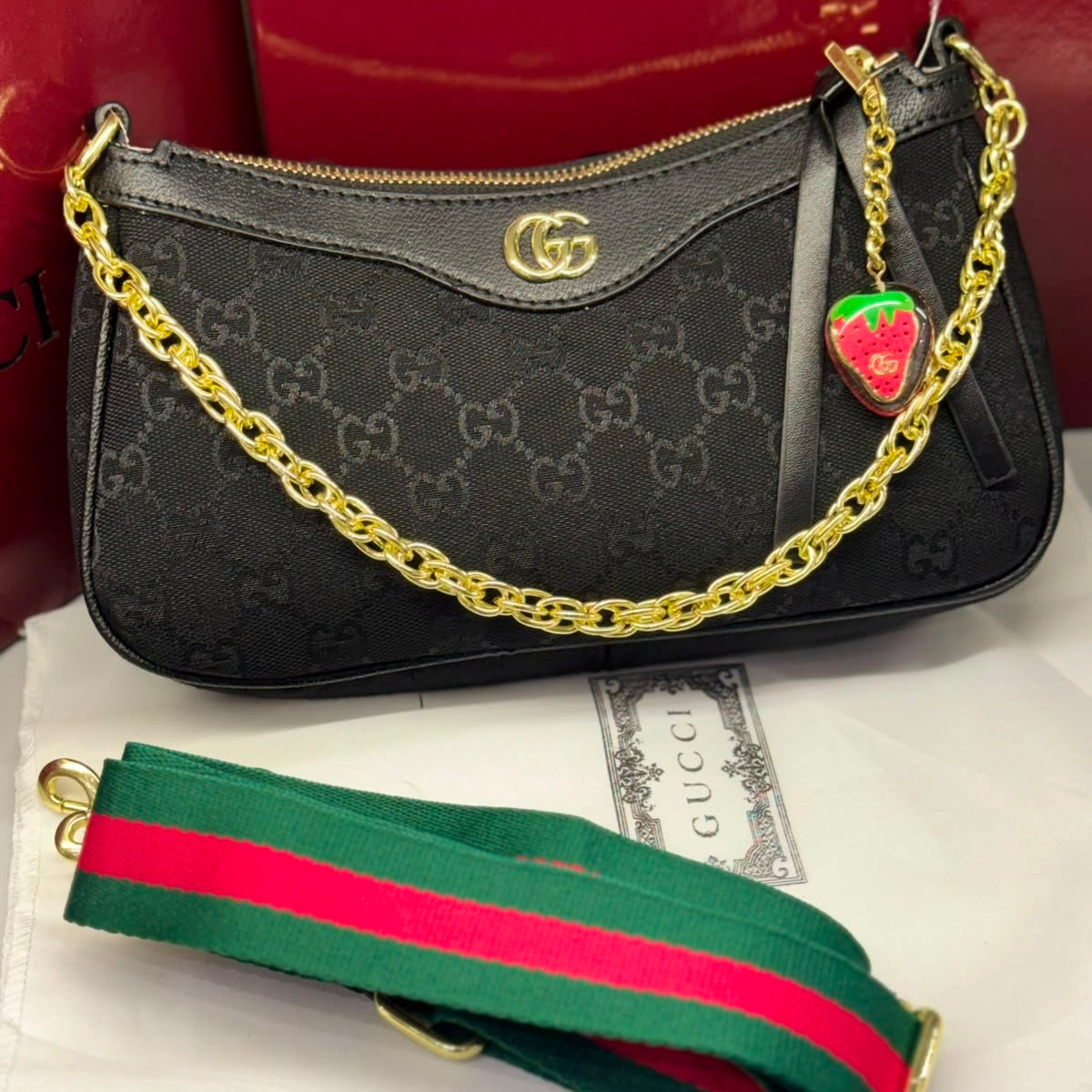 Gucci Ophidia Small Shoulder Bag-Box Packaging