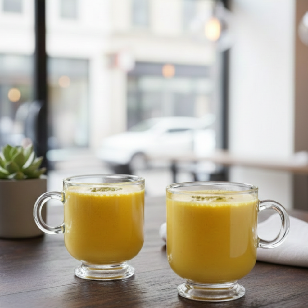BaristaPrime 6‑Pcs Glass Tea Cup Set (2484) by Limon