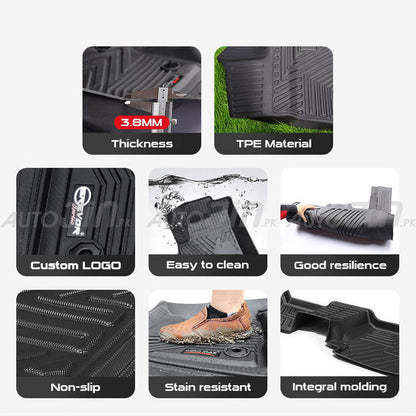 Jaecoo J6 2026 TXR 5D TPE Premium Floor Mats