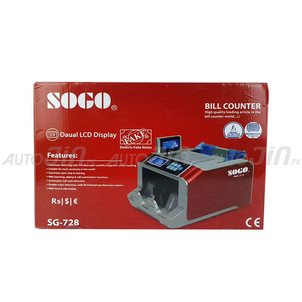 Sogo Note Cash Counting Machine in Pakistan Detect Fakenote SG-728