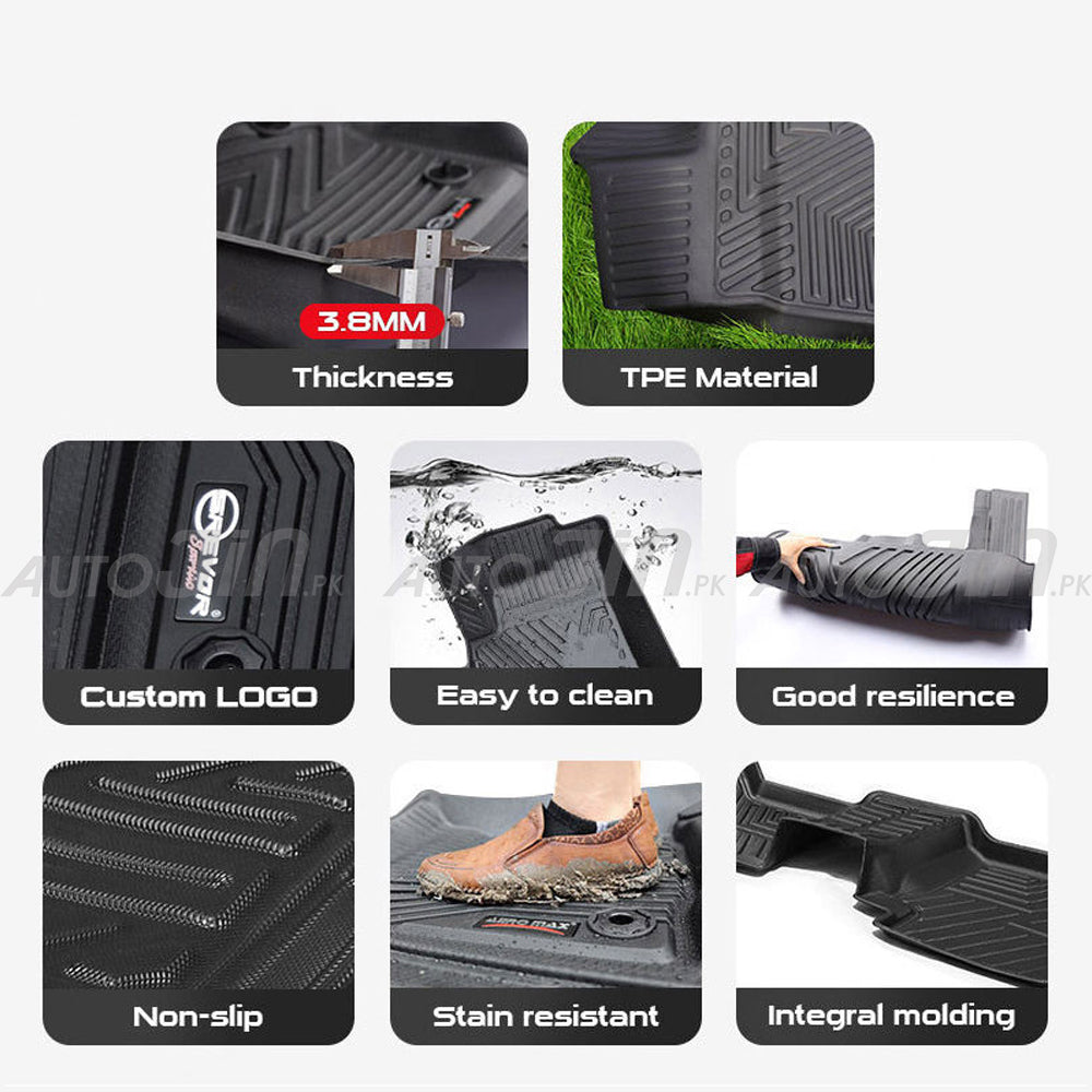 GWM Tank 500 2026 TXR 5D TPE Premium Floor Mats