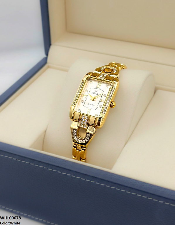 WHL00678 ZWA Rectangle Dial Women's Watch - WHL