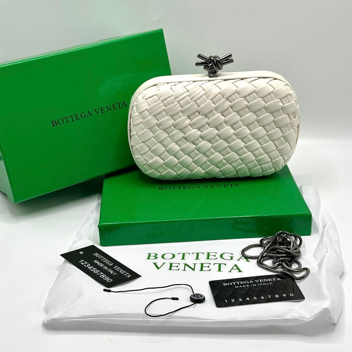 Bottega Veneta Knot Clutch- Box Packing