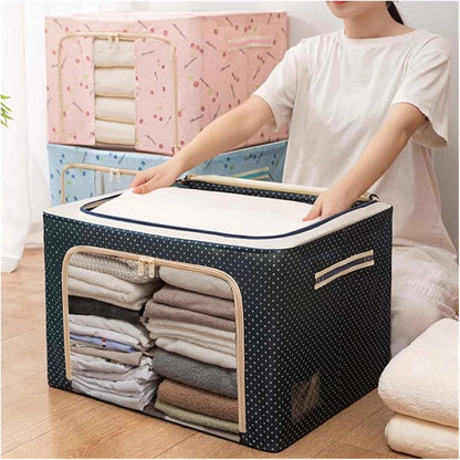 Large Size Storage Organizers with Metal Supports Pack of two (Imported)