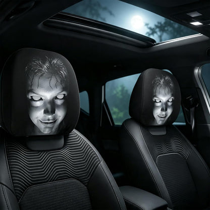 Ghost Face Headrest Covers for Cars