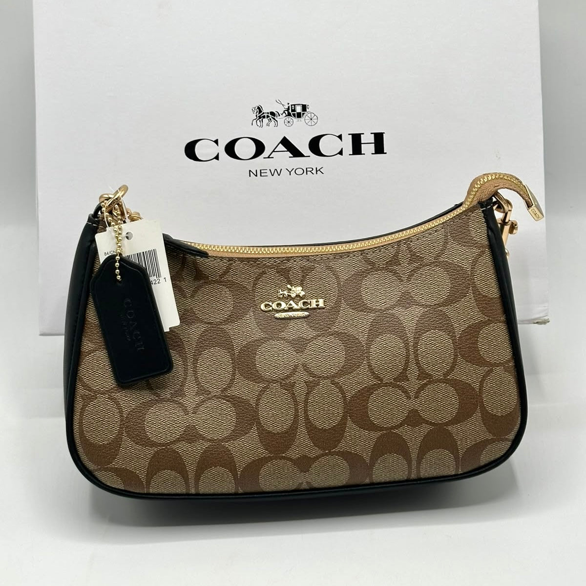 Coach Teri Shoulder Bag in Canvas  (Master)-Box Packing