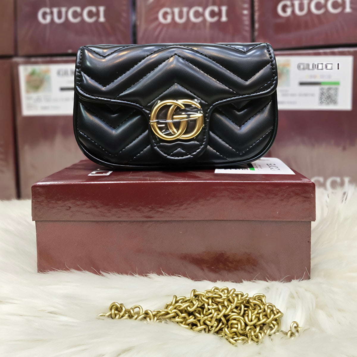 Gucci Mini Marmont Crossbody- Box Packing