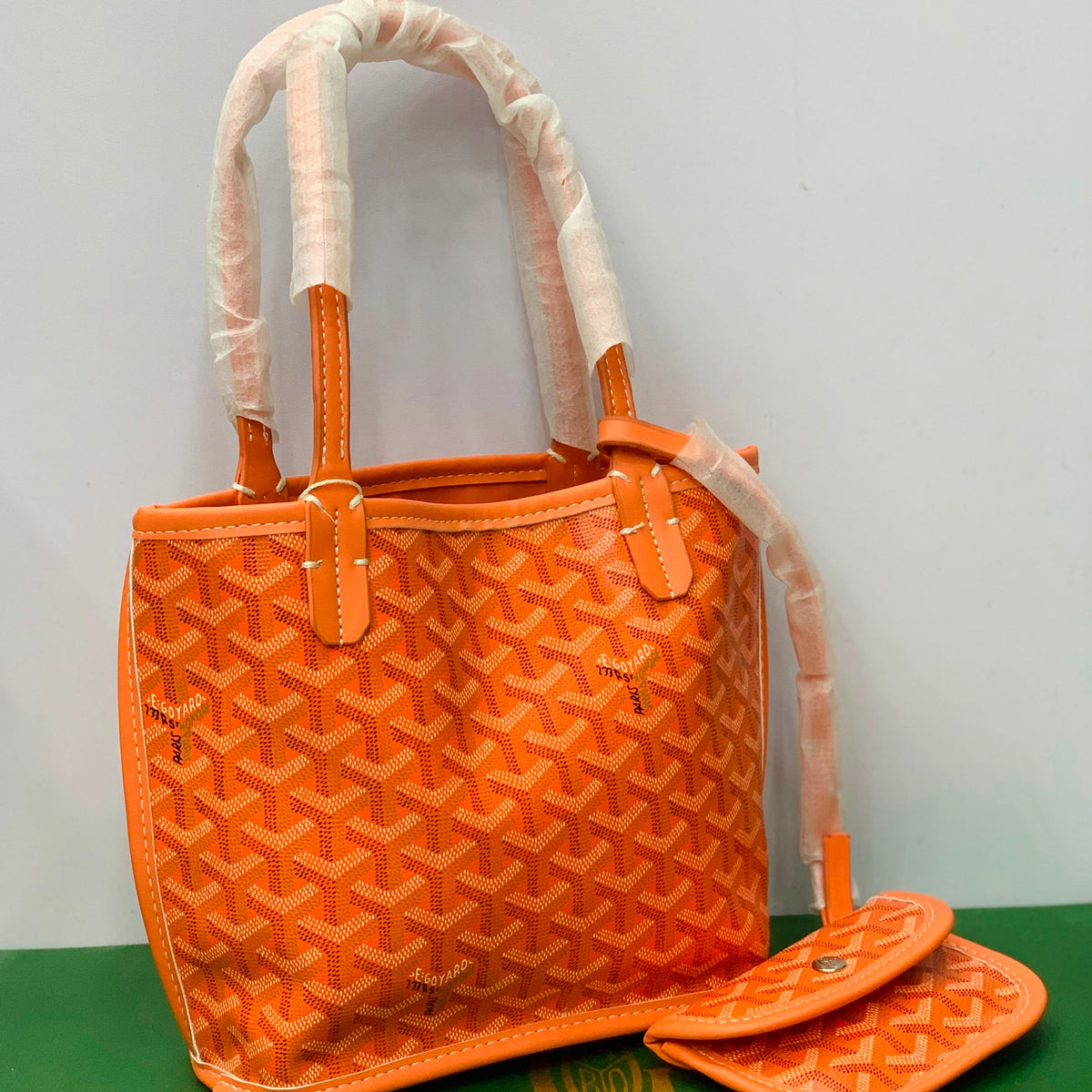 Goyard Mini Handbag Set With Wallet