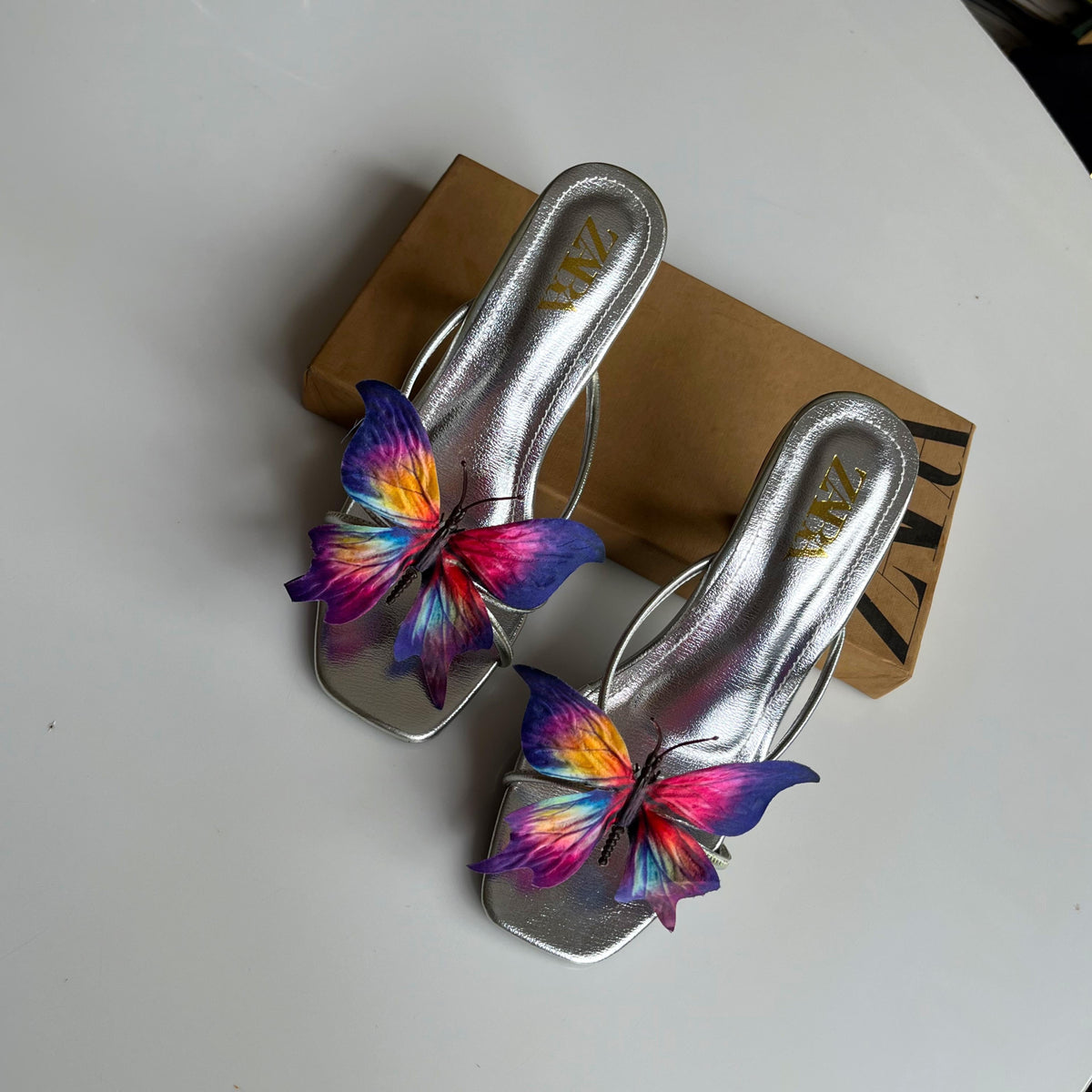 ZARA Butterfly Heels- Box Packing