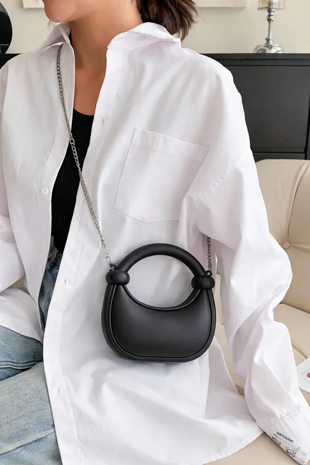 Mini moon crossbody