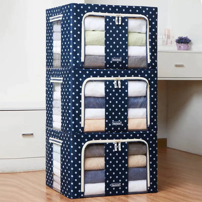 Large Size Storage Organizers with Metal Supports Pack of two (Imported)
