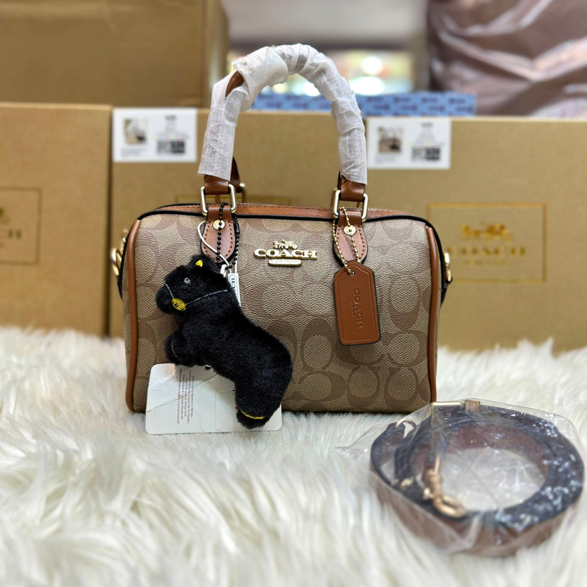 Coach Mini Rowan Crossbody Duffle Bag Master