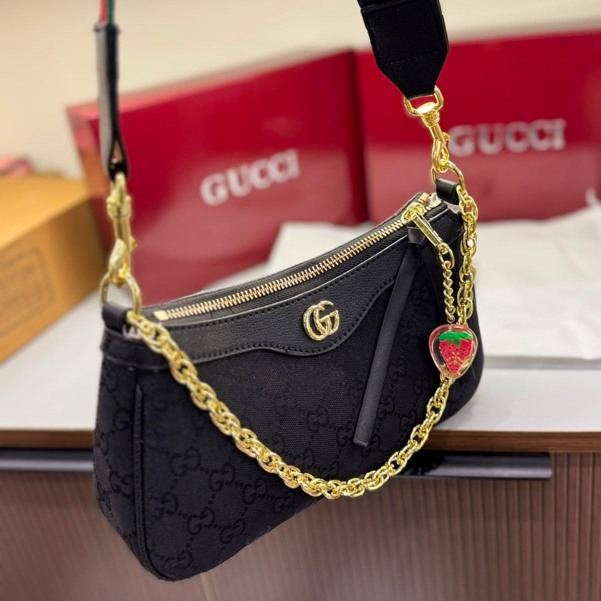 Gucci Ophidia Small Shoulder Bag-Box Packaging