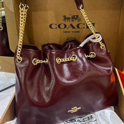 COACH Evelyn Large Shoulder Bag-Box Packaging
