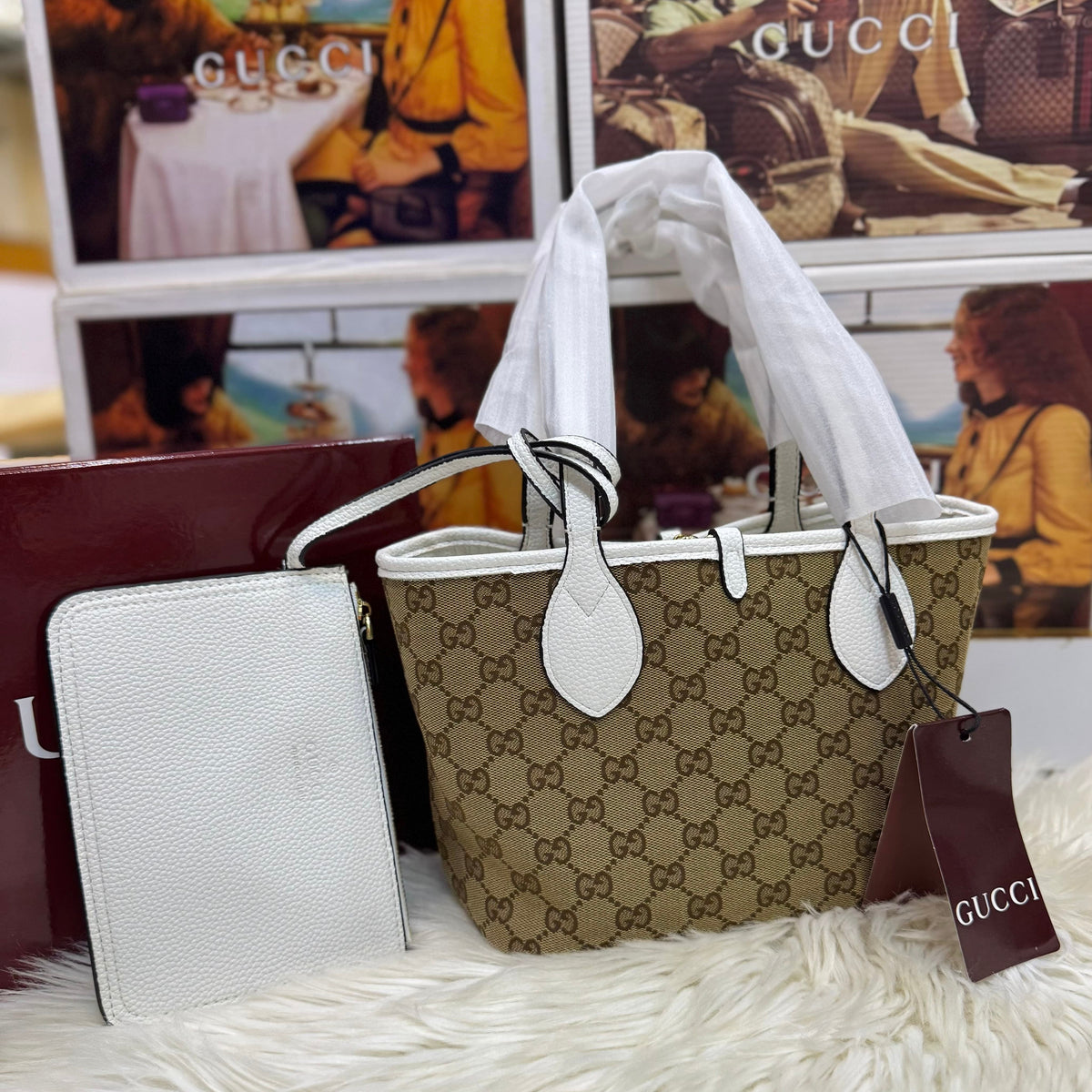 Gucci Totissim reversible leather tote bag-Box Packaging