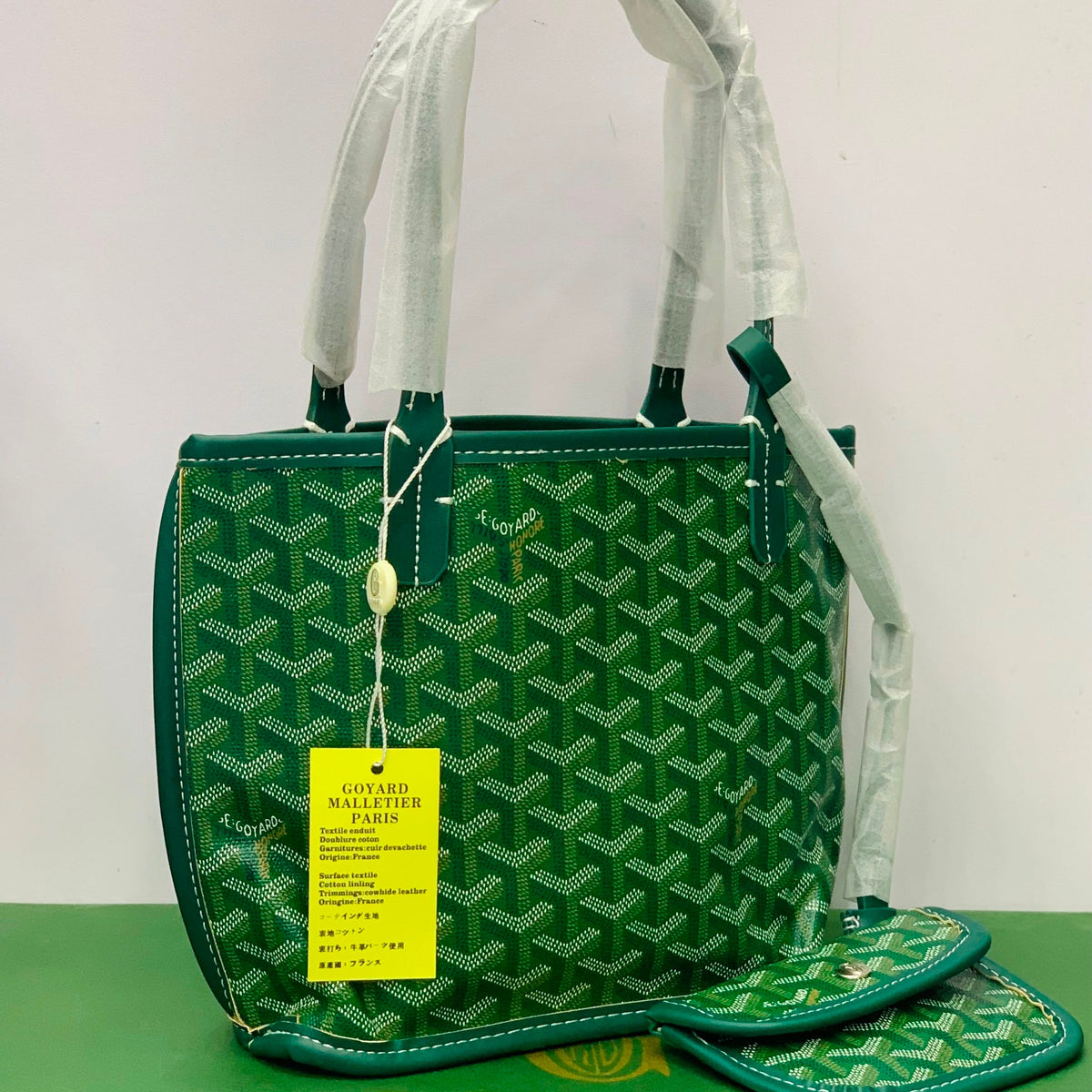 Goyard Mini Handbag Set With Wallet