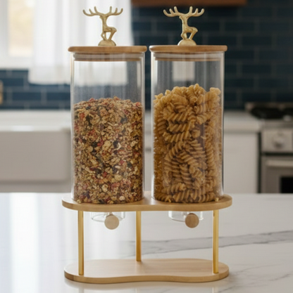 DualServe Glass Jars Dispenser Station (1126)