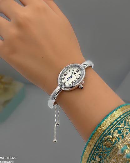 WHL00665 HWR Oval Dial Bracelet Women's Watch - WHL