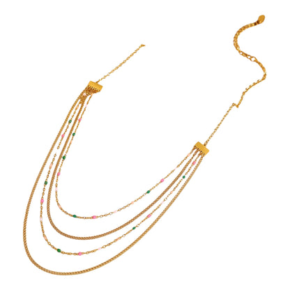 Elegant Multi Layered Necklace