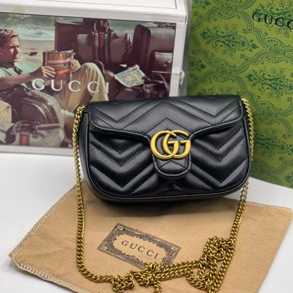Gucci Marmont mini Shoulder Bag- Double box