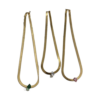 Snake Stone Necklace