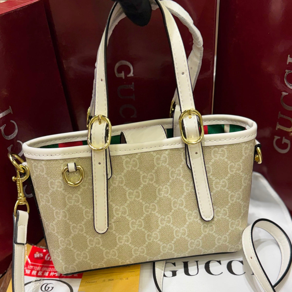 Gucci Emblem Mini Bag- Box Packing