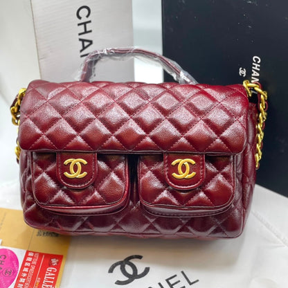 CHANEL DOUBLE POCKET TOP HANDLE- Box Packaging