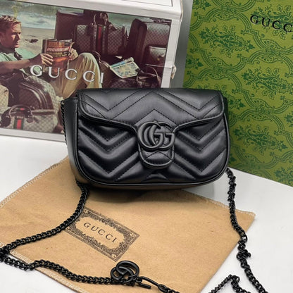 Gucci Marmont mini Shoulder Bag- Double box