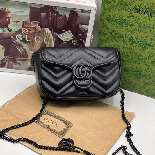 Gucci Marmont mini Shoulder Bag- Double box