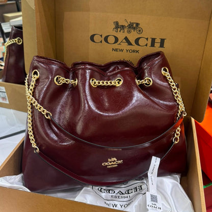 COACH Evelyn Large Shoulder Bag-Box Packaging