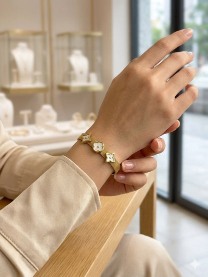 Clover Mesh Bracelet