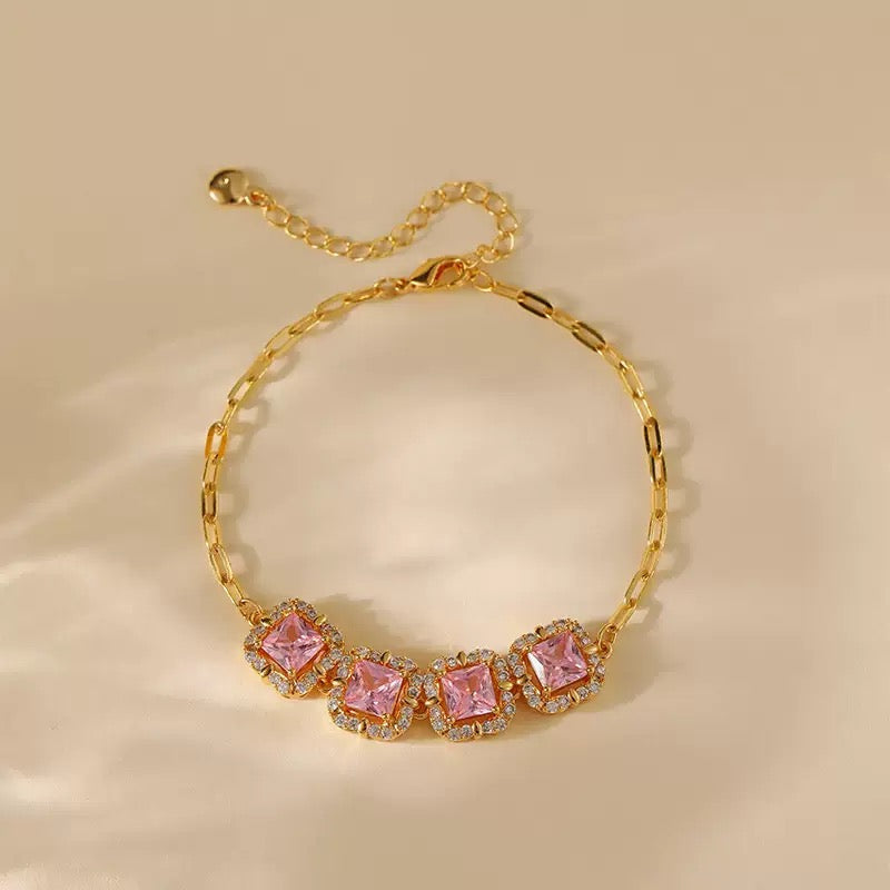 RosŽ Royale Crystal Bracelet