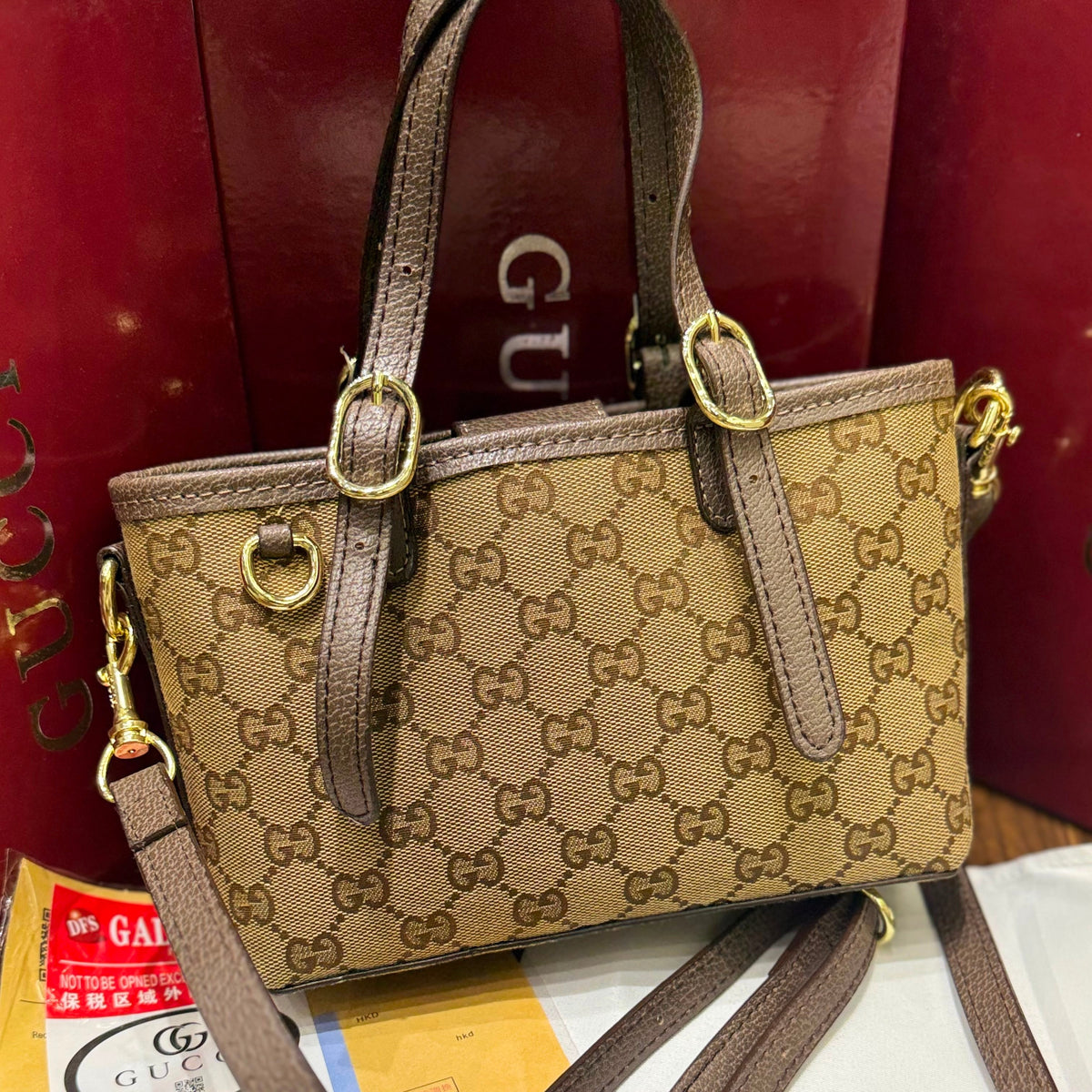 Gucci Emblem Mini Bag- Box Packing