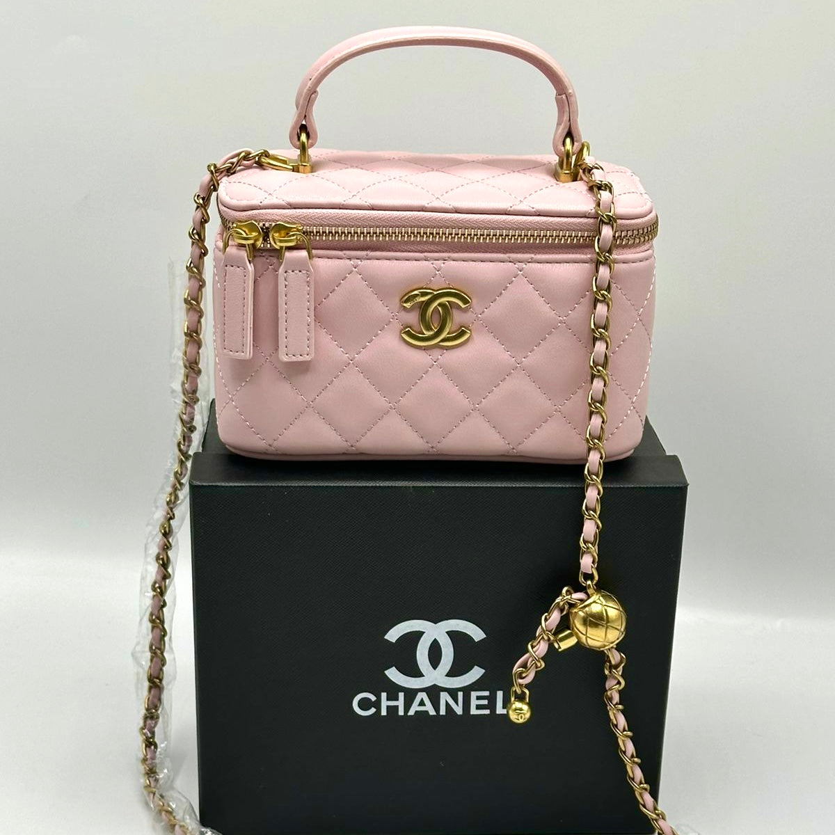 Chanel Quilted Vanity Bag- Box Packaging
