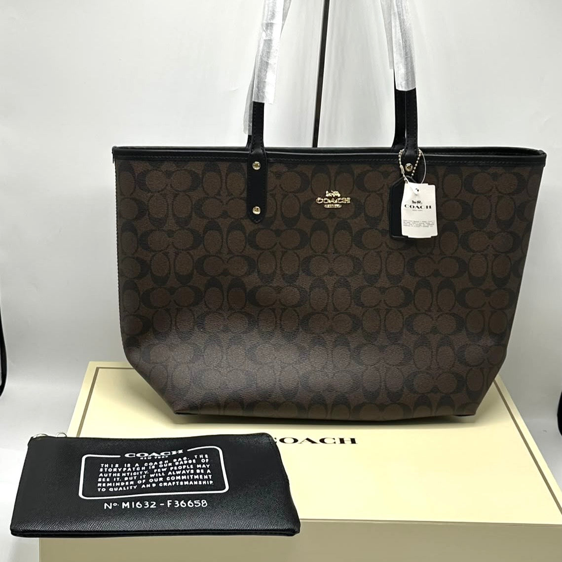 Coach City Tote Bag- Box Packing