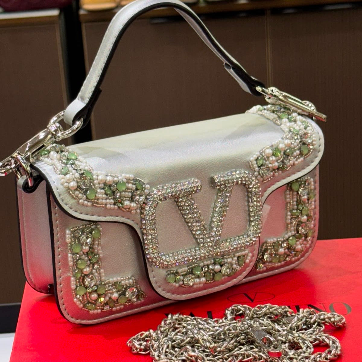 Valentino Garavani Locò Small Shoulder Bag- Box Packing