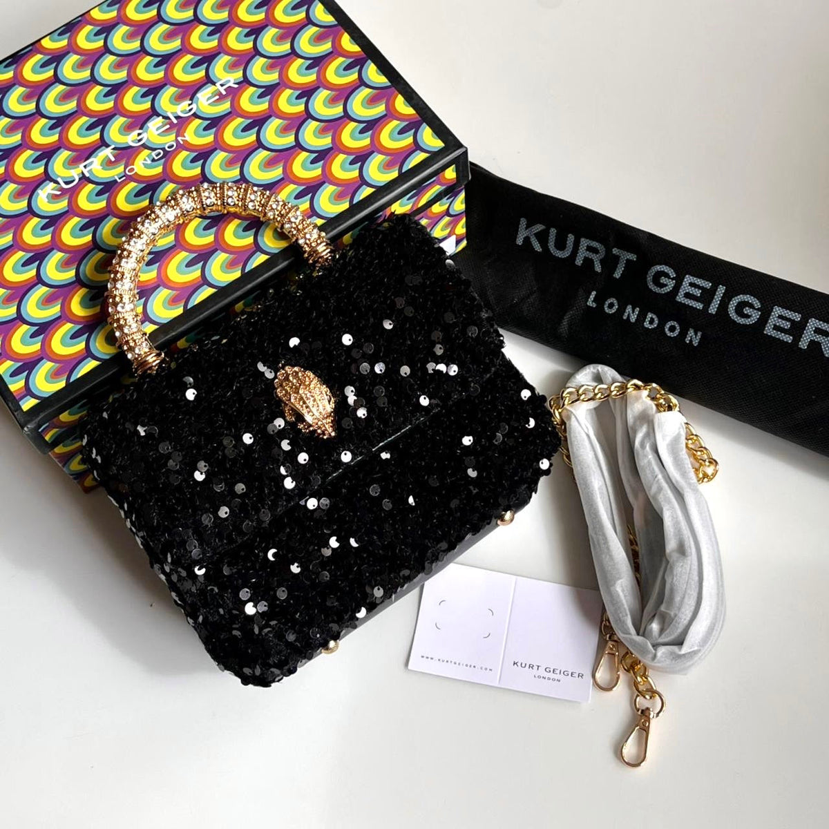 KURT GEIGER Crossbody Bag-Box Packaging