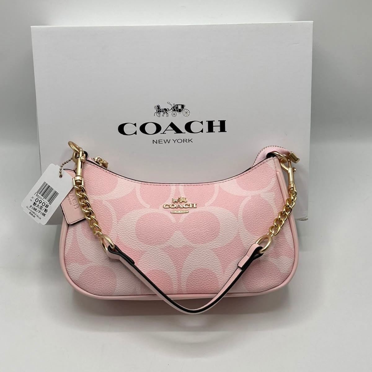 Coach Teri Shoulder Bag in Canvas  (Master)-Box Packing