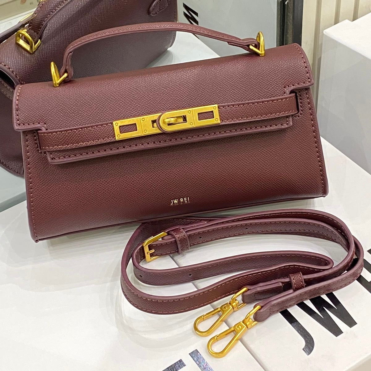 JW PEI Noor Top Handle Bag-Box Packaging