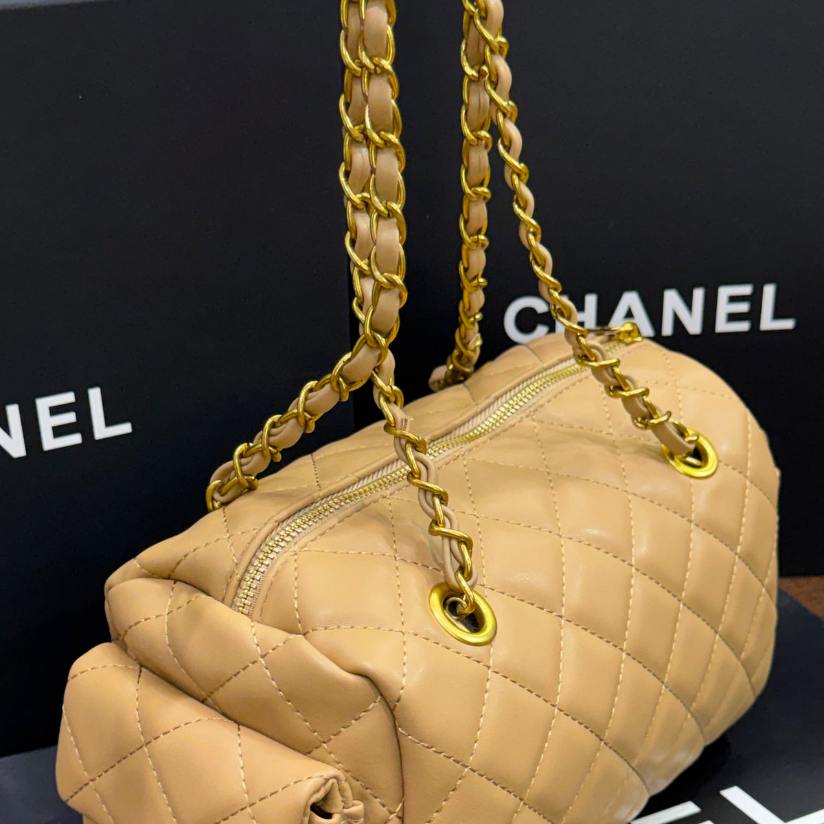 Chanel Preppy Coco Bowling Bag-Box Packaging