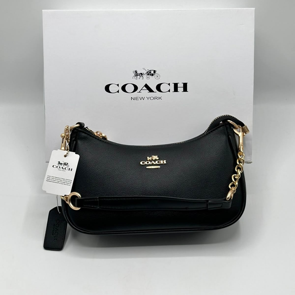 Coach Teri Shoulder Bag in Canvas  (Master)-Box Packing