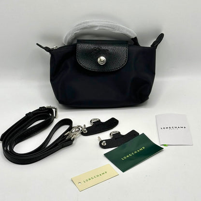 Longchamp Le Pliage Pouch with Handle & Long Strap XS