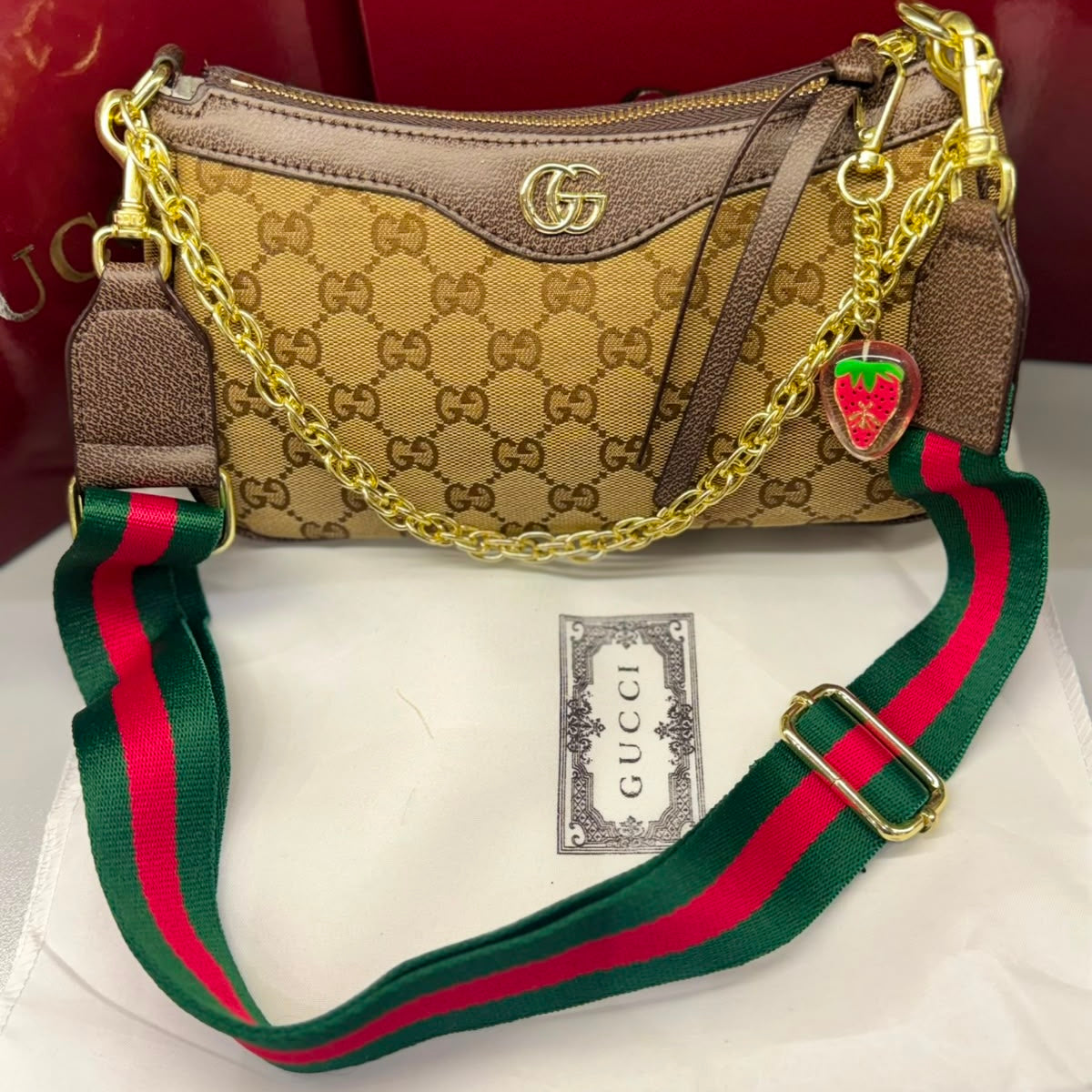 Gucci Ophidia Small Shoulder Bag-Box Packaging