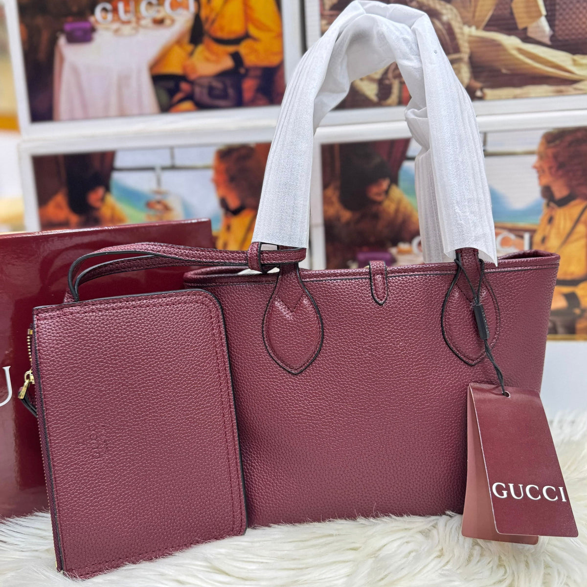 Gucci Totissim reversible leather tote bag-Box Packaging